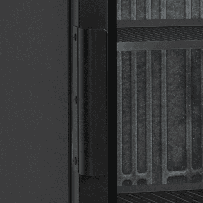 Sort display køleskab model SCU1425H fra Tefcold